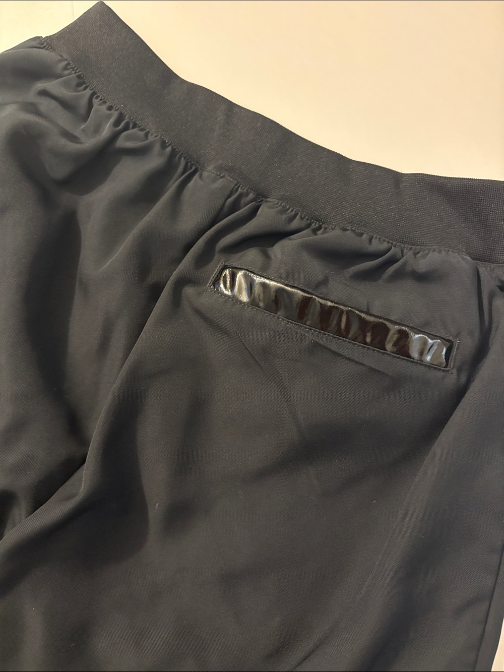 Nike Black Jogger Sweatpants with Silver Zippers - Picture 7 of 10